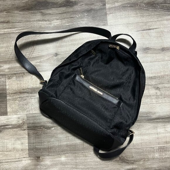 Michael Kors Morgan Logo Backpack Black Women’s One Size - Picture 1 of 7